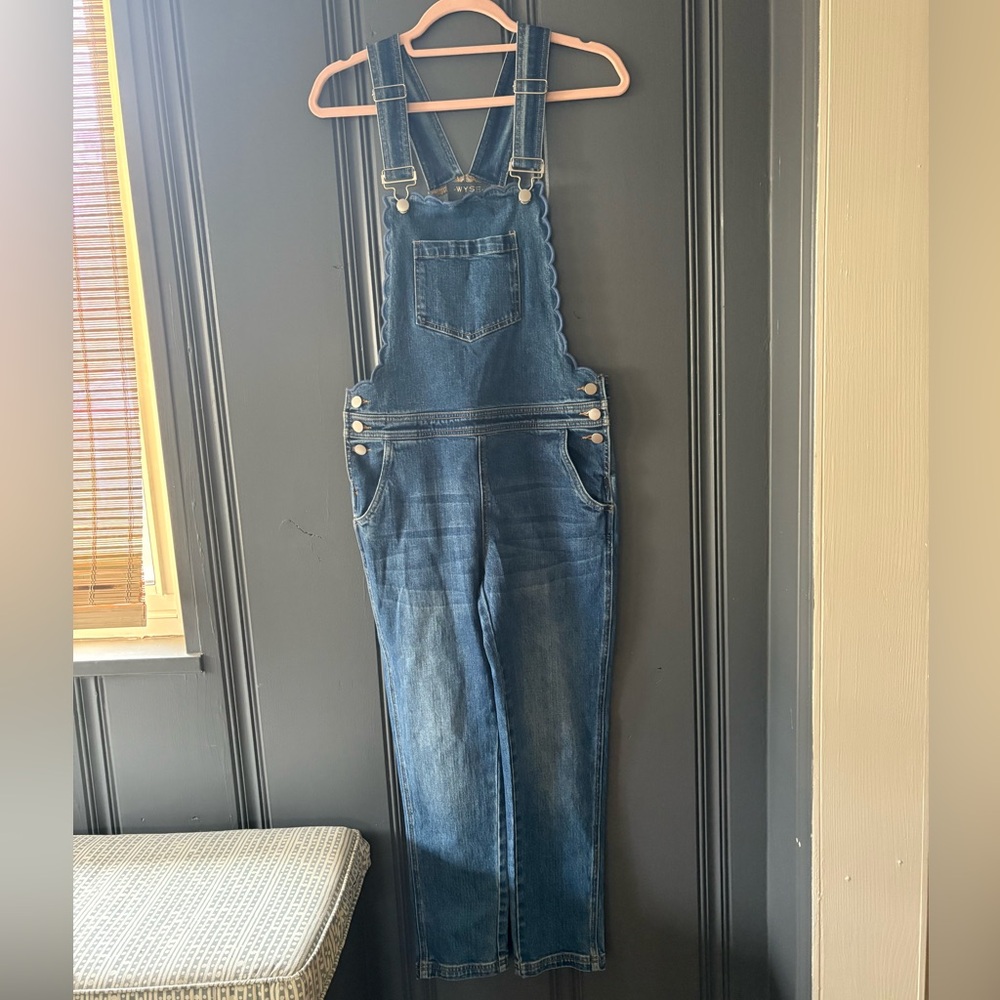 WYSE LONDON Blue Denim Overalls (new without tags)